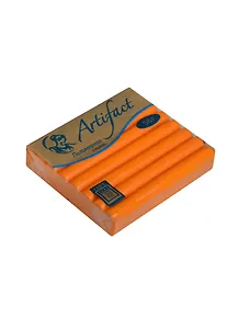 Набор для творчества Пластика (пластилин отверждаемый) брус 56гр, Оранжевый классический 2774