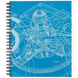 Тетрадь в клетку Listoff, "Чертежи", 96 листов, в ассортименте