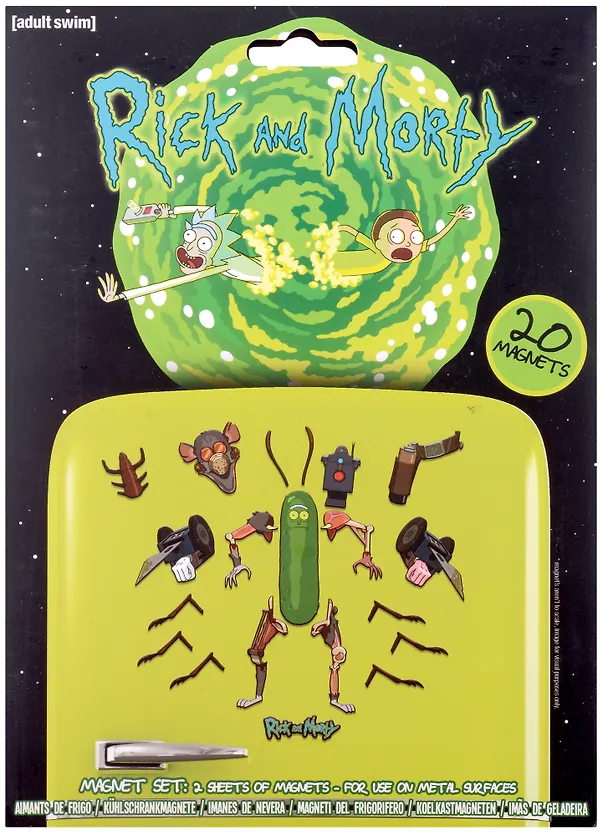 Набор магнитов Rick And Morty Weaponize The Pickle 2943257 — 1