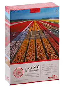 Пазл Via Terra/Виа Терра 500 эл. Цветочная геометрия.05445