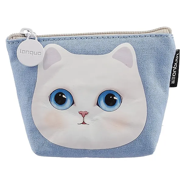 Кошелек на молнии Кошка Miaomi (ткань) (11х8) (LG-10878) 2650162 — 4