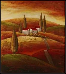 Картина-репродукция без рамки Пейзаж... (21154) (60х60) 2313367 — 1