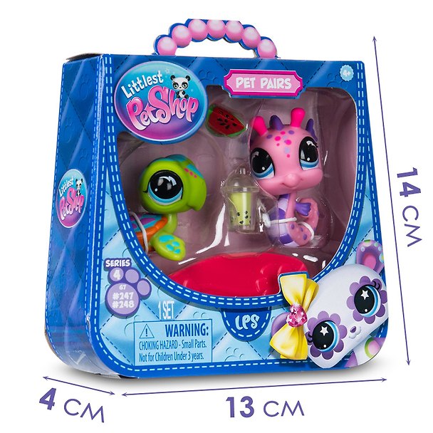 Игровой набор «Пара друзей: Пляжные приключения» Littlest Pet Shop, Hasbro 3127550 — 1