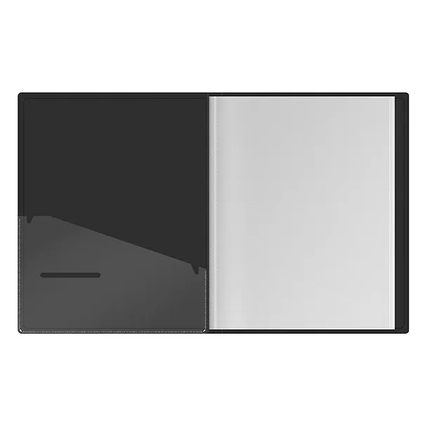 Папка 20ф А4 "Radiance" 0,6мм, с внутр.карманом, жёлто-розовая, пластик, Berlingo 3167009 — 2