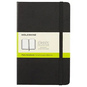 Записная книжка Moleskin Classic Medium, чёрная, 120 листов, А5+ 251298