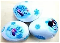 Игрушка антистресс снежки (набор 3 штуки) (2610-3/БЕЛ) (8 см)