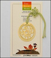 Закладка для книг из сверхтонкой стали. Цвет золото (BM-22) (Мир Бижу) 2340075 — 1
