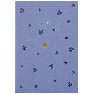 Еженедельник недатированный «Be lucky!», лазурный, 136 листов, А5