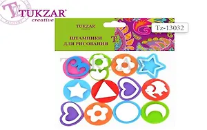 Набор штампиков Schreiber/Шрайбер для рисования, 12шт. TZ 13032