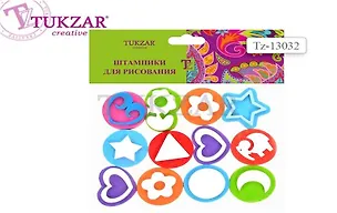 Набор штампиков Schreiber/Шрайбер для рисования, 12шт. TZ 13032 337956