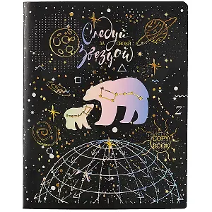 Тетрадь в линейку BG, "Следуй за своей звездой", 40 листов, в ассортименте