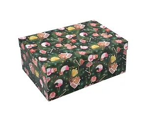 Коробка подарочная "ЕЛКИНЫ ПОДАРКИ" 26*17*11см, Новый год, картон