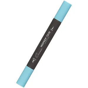 Маркер художественный "Сонет" нежно-голубой, двухсторон., тонк. и широк.долото, Сонет