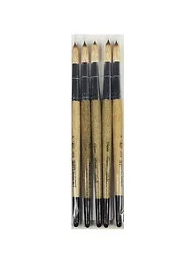 Кисть синтетика под мангуста круглая №9 ручка короткая, серия 1Т14, ЖК