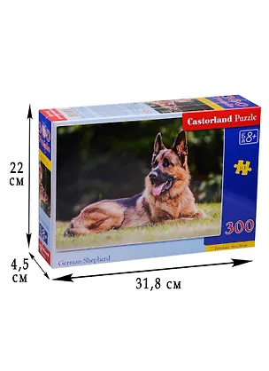 Пазл 300 Восточноевропейская овчарка (40х29) (B-030200) (Castorland Puzzle) (8+) 2576748