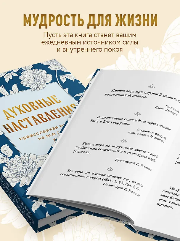 Книга Духовные наставления: православная мудрость на все случаи жизни () — 8