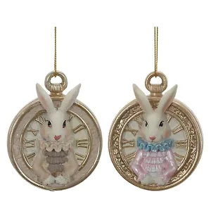 Фигурка декоративная подвесная Заяц, 2 варианта (5х2х7)