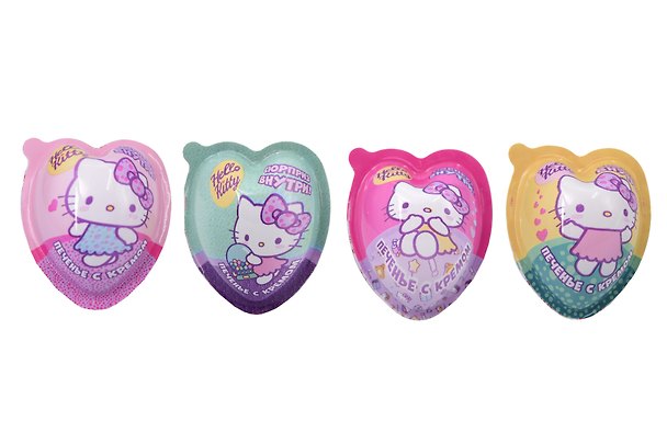 Хрустящие шарики и игрушка в капсуле в форме яйца, Hello Kitty, 15г 3089980 — 1