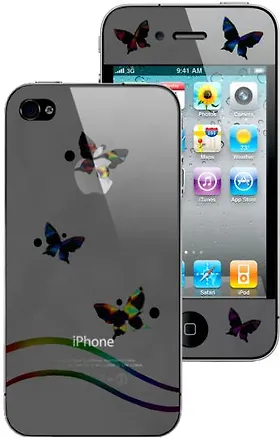 Защитная пленка для Apple iPhone 4 (Front&Back), Butterfly x2, 111.5х55.5 мм (80233) 2372552