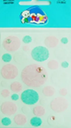 Блестящие наклейки Пузырьки (GS019) (Липуня) 2289740