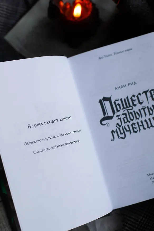 Книга Общество забытых мучеников (Анви Рид) — 12