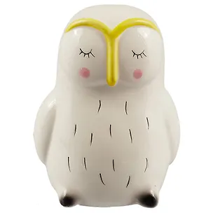 Копилка Сова с закрытыми глазками (керамика) (14х10) (12-FENGDA-HP750-F/C) 2650196