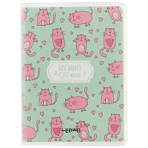 Записная книжка «My mint cat», 80 листов, А7