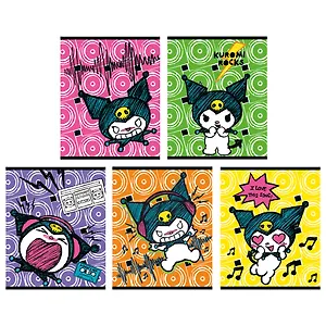 Тетрадь в клетку Centrum, Kuromi, 48 листов, в ассортименте