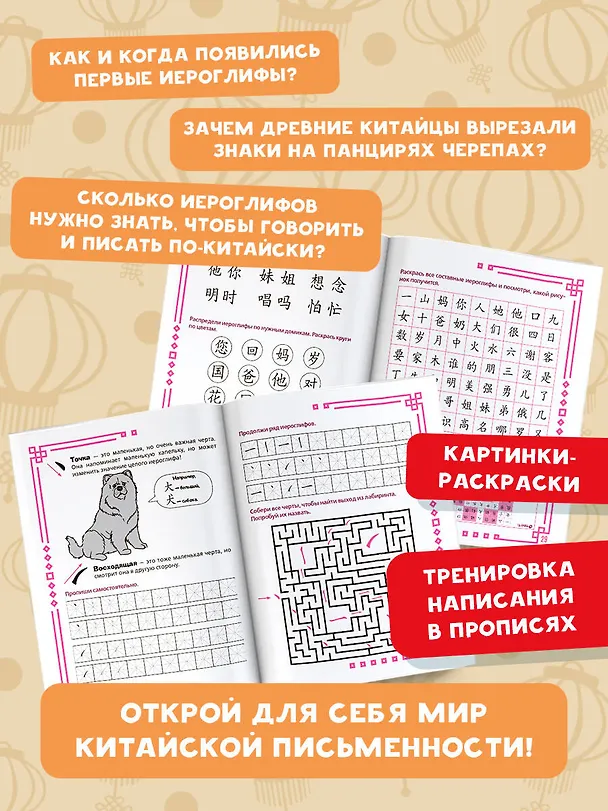 Книга Учу китайский язык. Обучающие прописи (Алина Анашкина) — 6