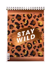 Блокнот А5 50л кл. "Животный принт" тверд.подложка, тонир.блок, полн.УФ-лак