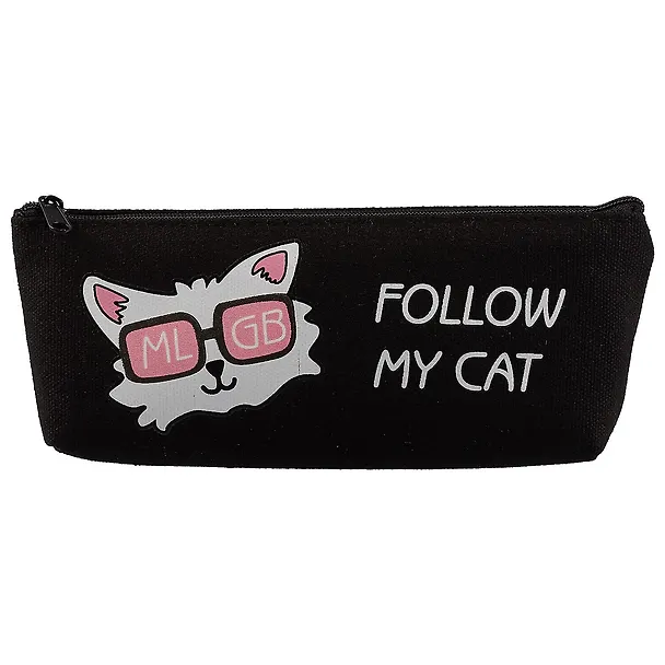 Пенал на молнии «Follow my cat», 20 х 8 см 2591312 — 4