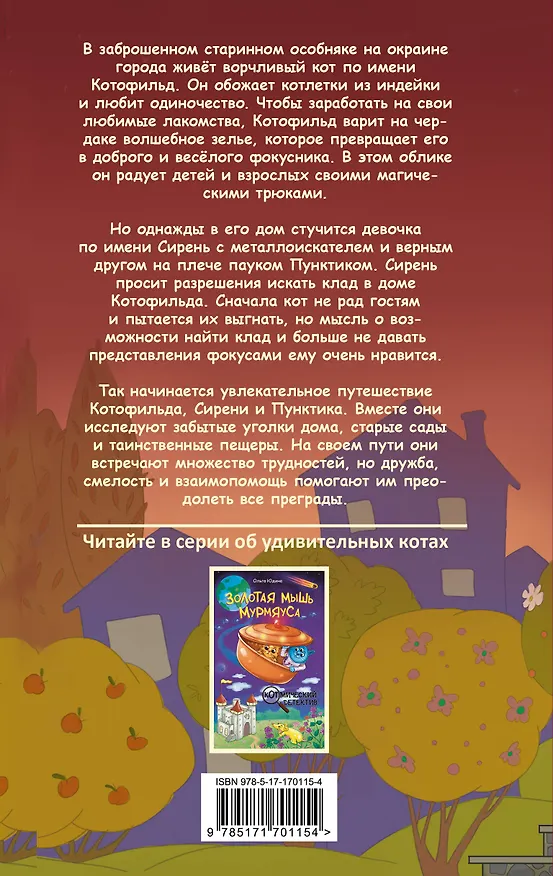 Книга Котофильд в поисках клада (Ольга Соловьёва) — 2