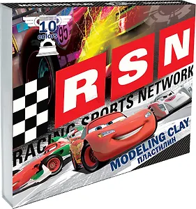 Пластилин 10цв 200гр "Cars" к/к, Disney