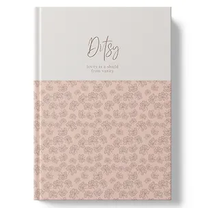 Книга для записей А4 100л кл. "DITSY. Beige Flowers" 7БЦ, глянц.лам, офсет 3174691
