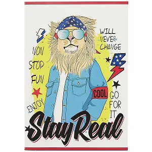 Тетрадь в клетку Academy Style, "Звери в одежде", А4, 80 листов, в ассортименте