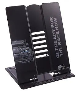 Подставка для книг/учебников "ТАЧКА"21х26х16,5см, черная, металл