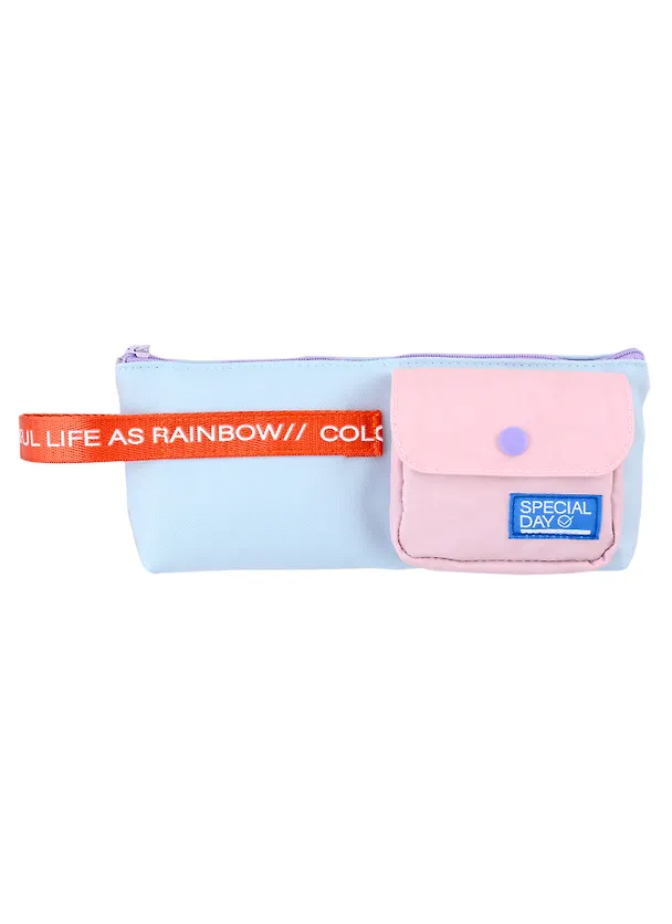 Пенал на молнии Colourful Life (пастель) (23х10) (ткань) (ПВХ бокс) 2934735 — 2