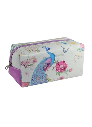 Косметичка Павлин и хризантема (17х7,5х10см) (37689) 2487863