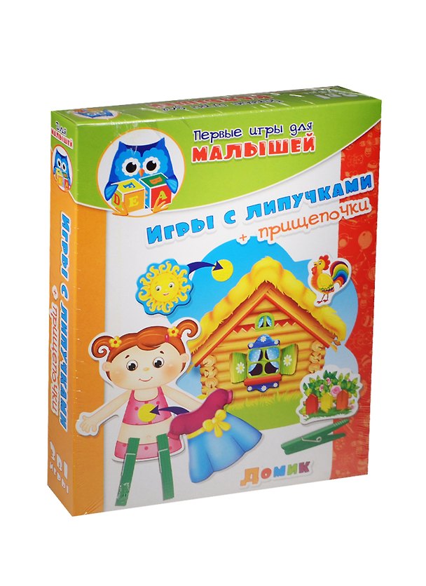 Настольная игра «Игры с липучками. Домик» развивающая, Vladi Toys 2488037 — 1