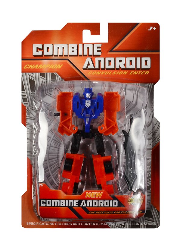 Робот-трансформер «Combine Android», сине-красный 2494125 — 1