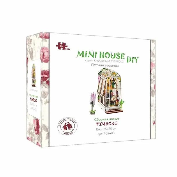 Румбокс MiniHouse DIY "Летняя веранда". Сборная модель (15.6х9.5х20) 3059147 — 1