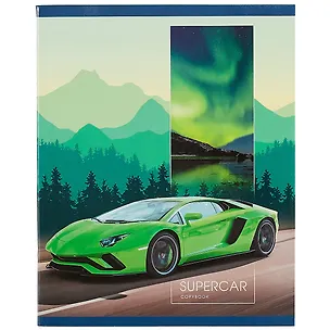 Тетрадь в клетку Listoff, "Драйв", 48 листов, в ассортименте 259504