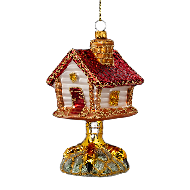 Новогоднее подвесное украшение ErichKrause Decor Избушка на курьих ножках (стекло) (12см) (65905) 3177020 — 1