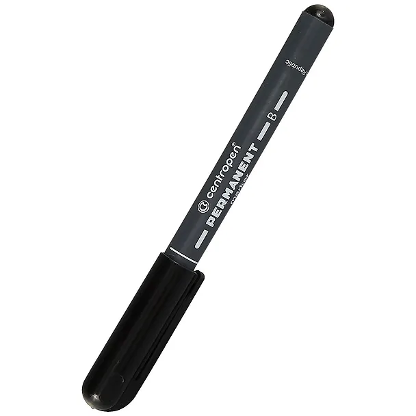 Маркер перманентный Centropen, черный 2 мм 261371 — 1