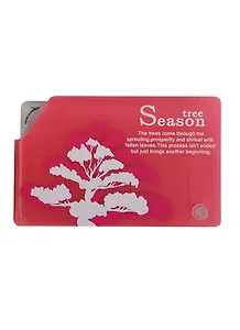 Сувенир, Еж-Стайл,  Кредитница, "Сезон деревьев", розовая