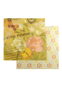 Набор салфеток для декупажа Цветы с бабочками/Цветочки желтые (1019734/1020503) (3/9000024761