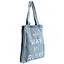 Сумка-шоппер джинсовая на молнии My way my rules (40*33см) (светло-синий) — 2619085 — 2