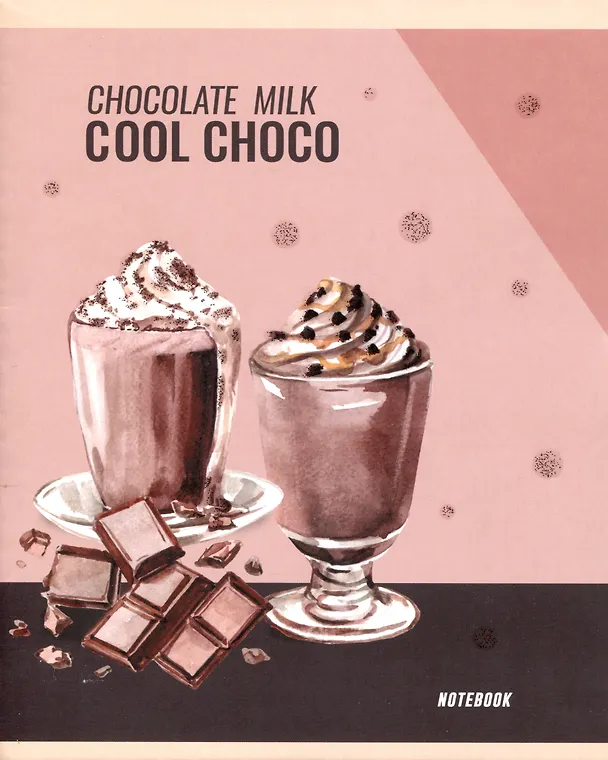 Тетрадь общая «Chocolate party» в ассортименте, 48 листов в клетку, A5 - Listoff 2900946 — 1