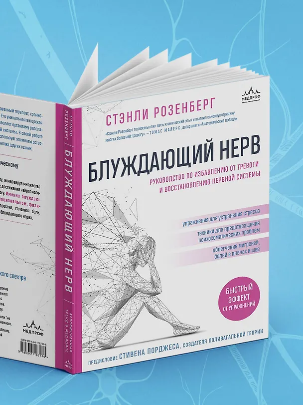 Книга Блуждающий нерв. Руководство по избавлению от тревоги и восстановлению нервной системы (Стэнли Розенберг) — 13