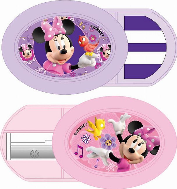 Точилка 1отв. с ластиком "Mickey Mouse Club House for girls", Disney 228348 — 1